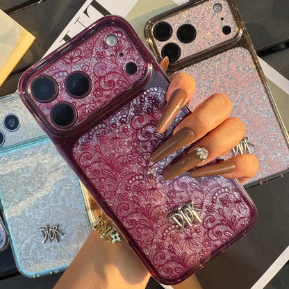 Lace Patch Dove Girl Phone Case