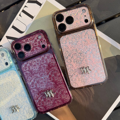 Lace Patch Dove Girl Phone Case