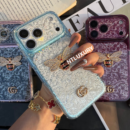 Lace Patch Good Bee Girl Phone Case