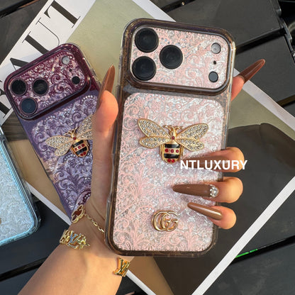 Lace Patch Good Bee Girl Phone Case