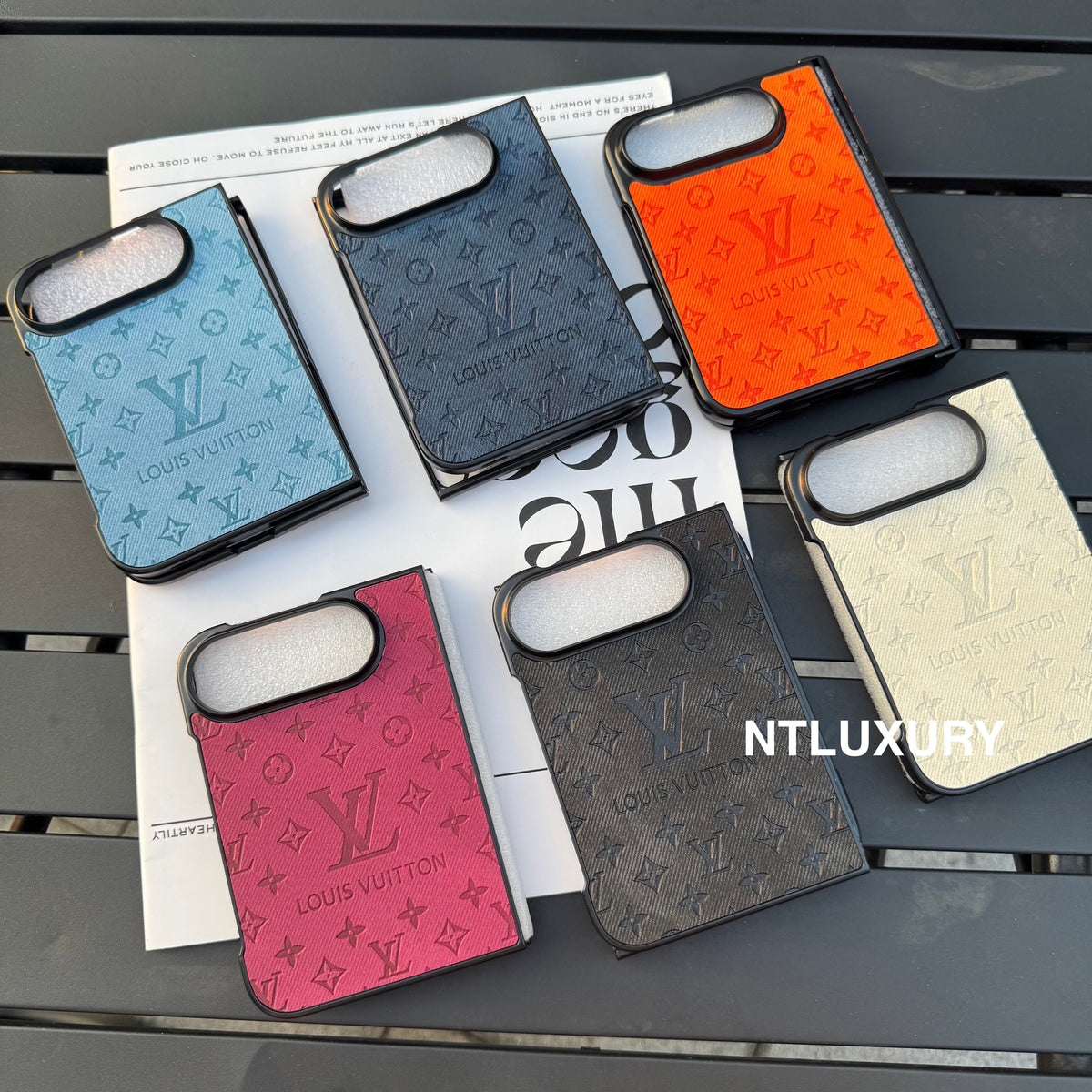 Colorful Denim Love Girl Phone Case For iPhone Duo