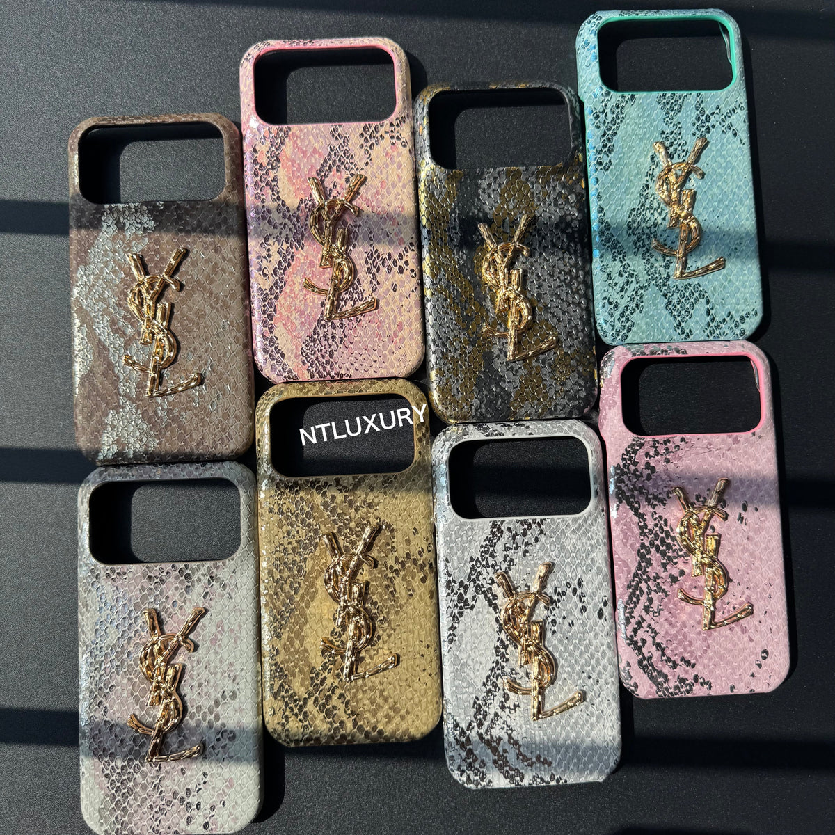 Funda para teléfono Yes Girl de piel de serpiente (8 colores)