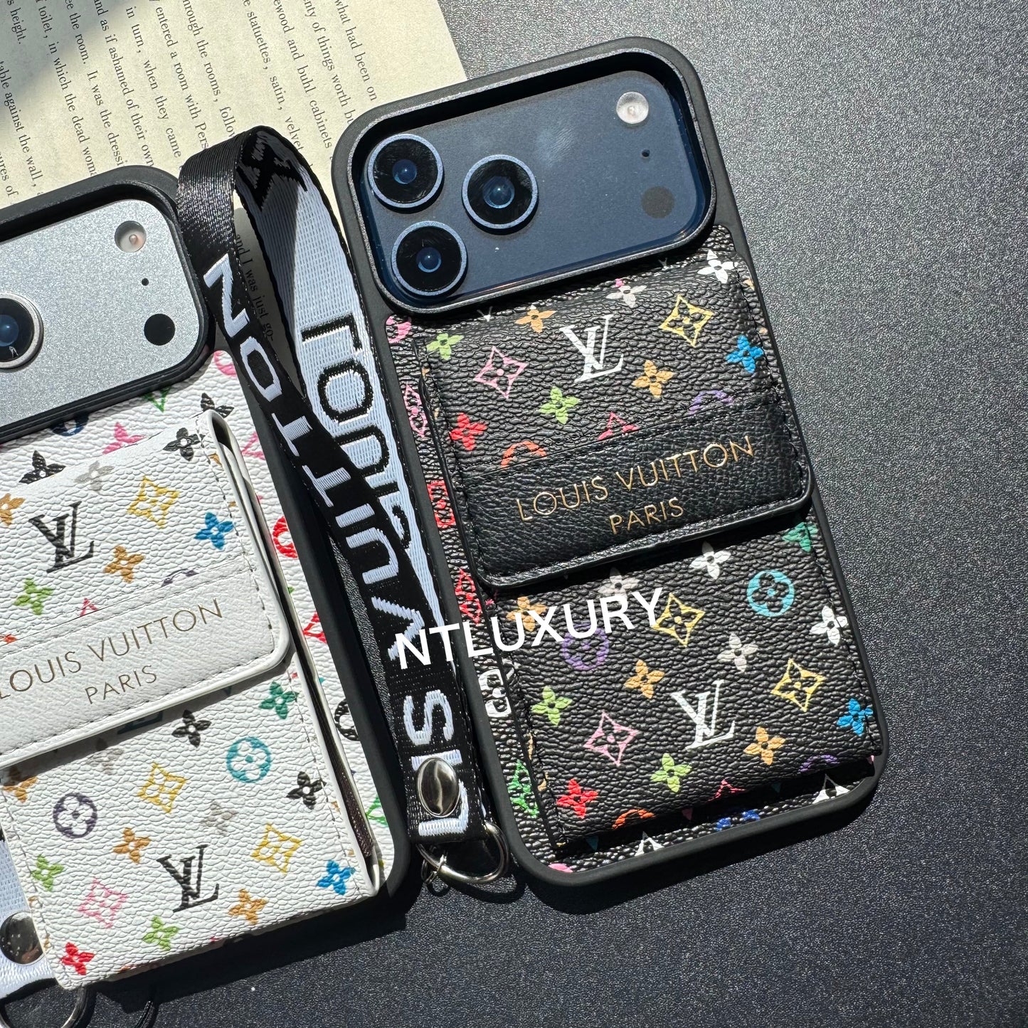 New Fancy Traditional Phone Case with Purse & Stripe (Small Love)
