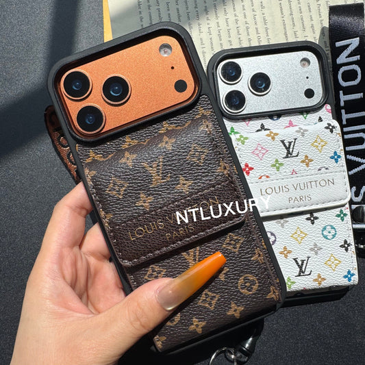 New Fancy Traditional Phone Case with Purse & Stripe (Small Love)