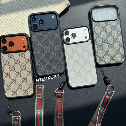 Nouvelle coque de téléphone fantaisie traditionnelle à rayures (bonne)