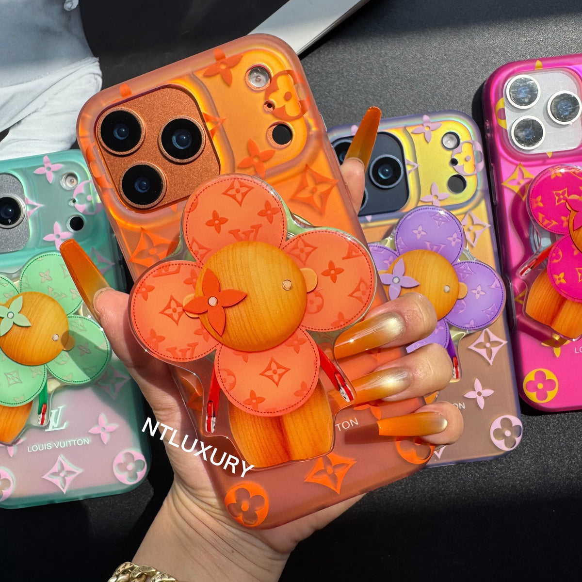 Transfer Color Laser Vivian Magsafe Phone Case with Magsafe Holder