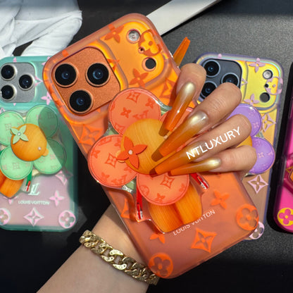 Funda para teléfono Vivian con láser de transferencia de color y soporte MagSafe