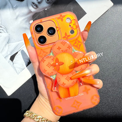 Funda para teléfono Vivian con láser de transferencia de color y soporte MagSafe