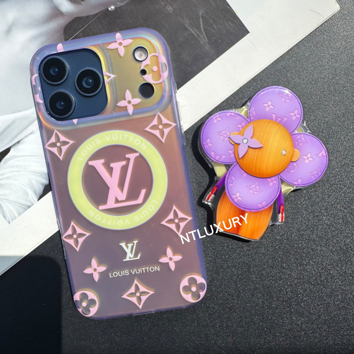 Transfer Color Laser Vivian Magsafe Phone Case with Magsafe Holder