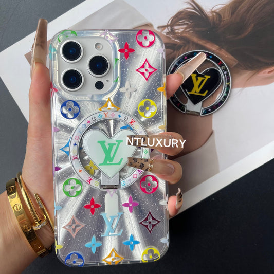 Coque de téléphone Laser Love avec support MagSafe, nouveau design MagSafe