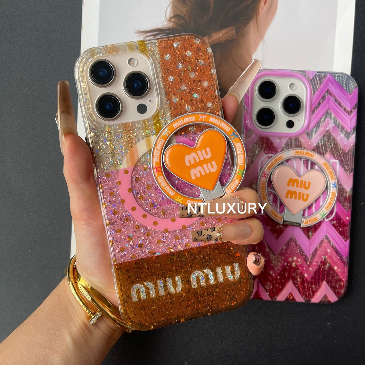 Mini Girl Nouvelle coque de téléphone MagSafe avec support MagSafe