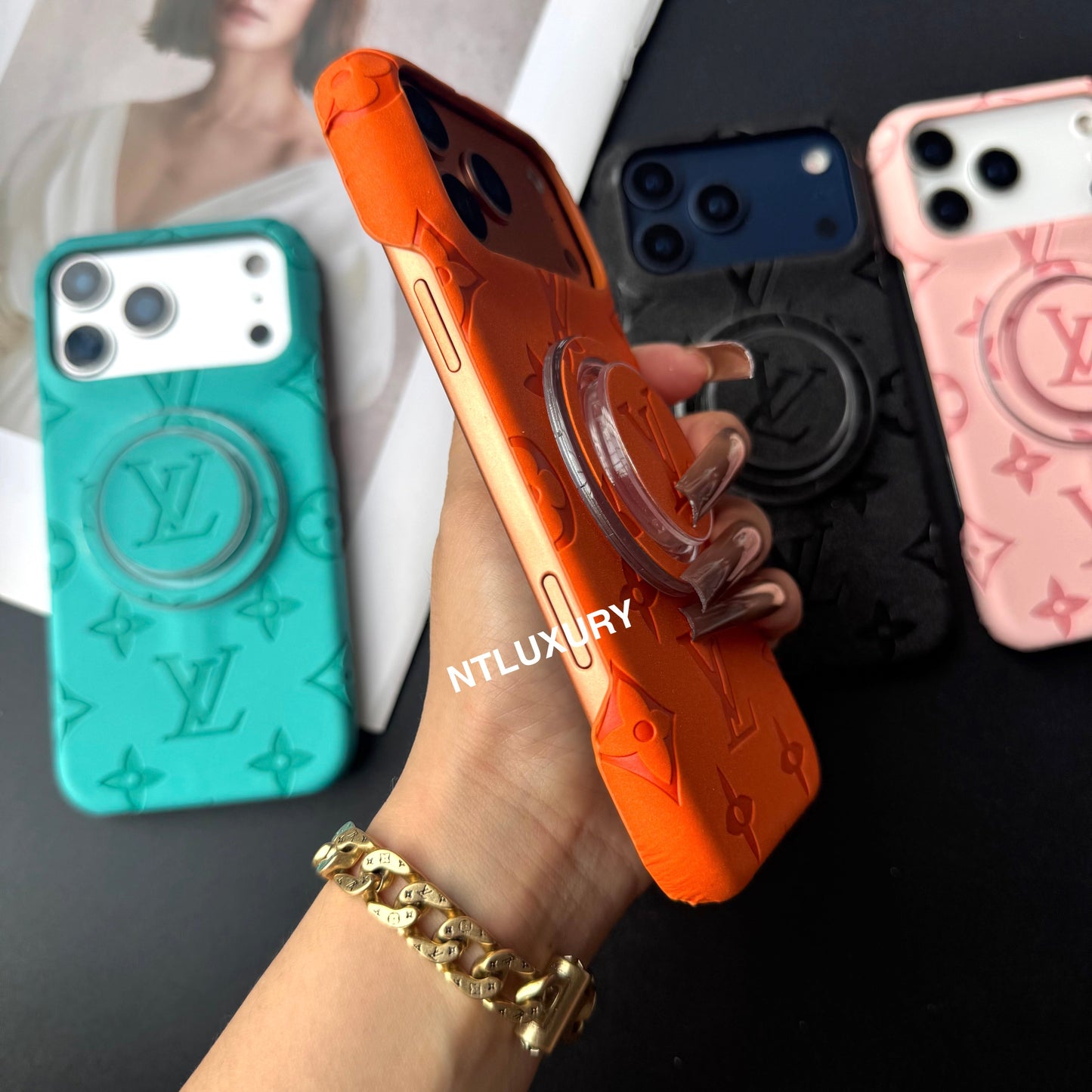 Shining Love Phone Case with Magsafe Holder