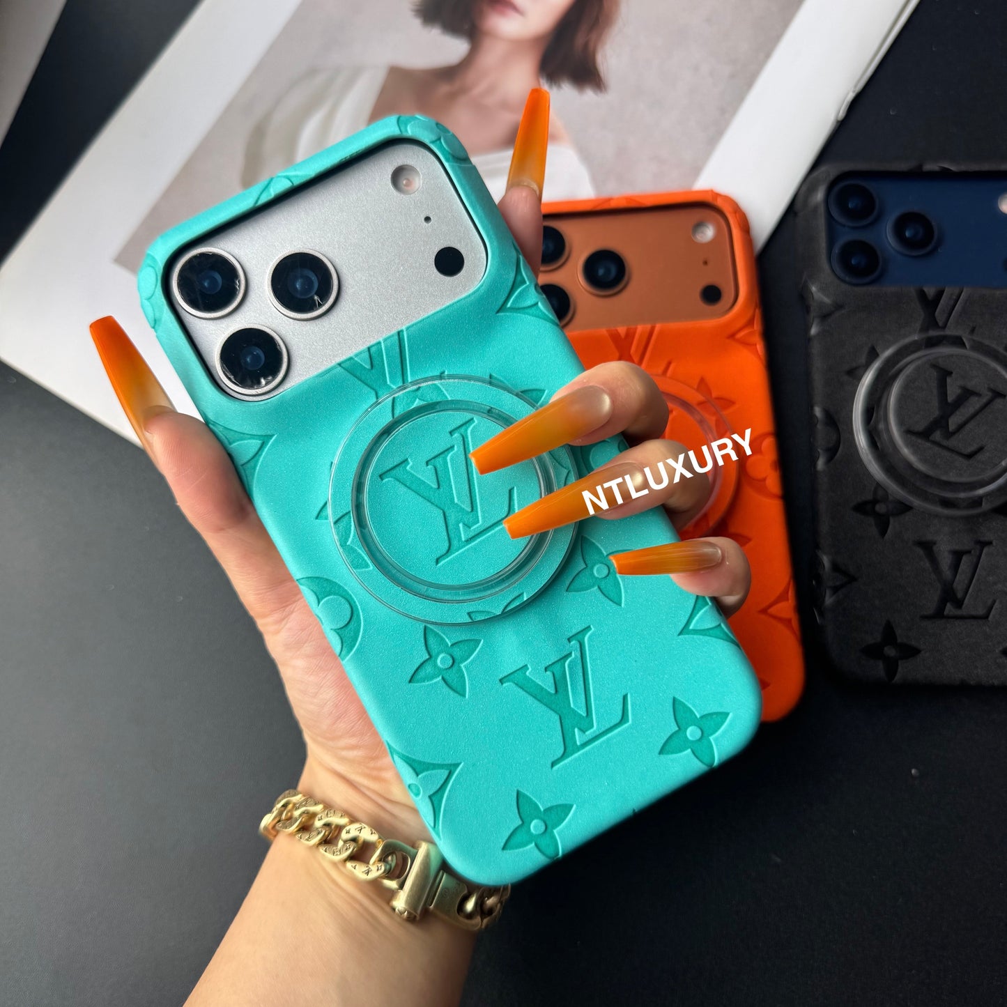 Shining Love Phone Case with Magsafe Holder