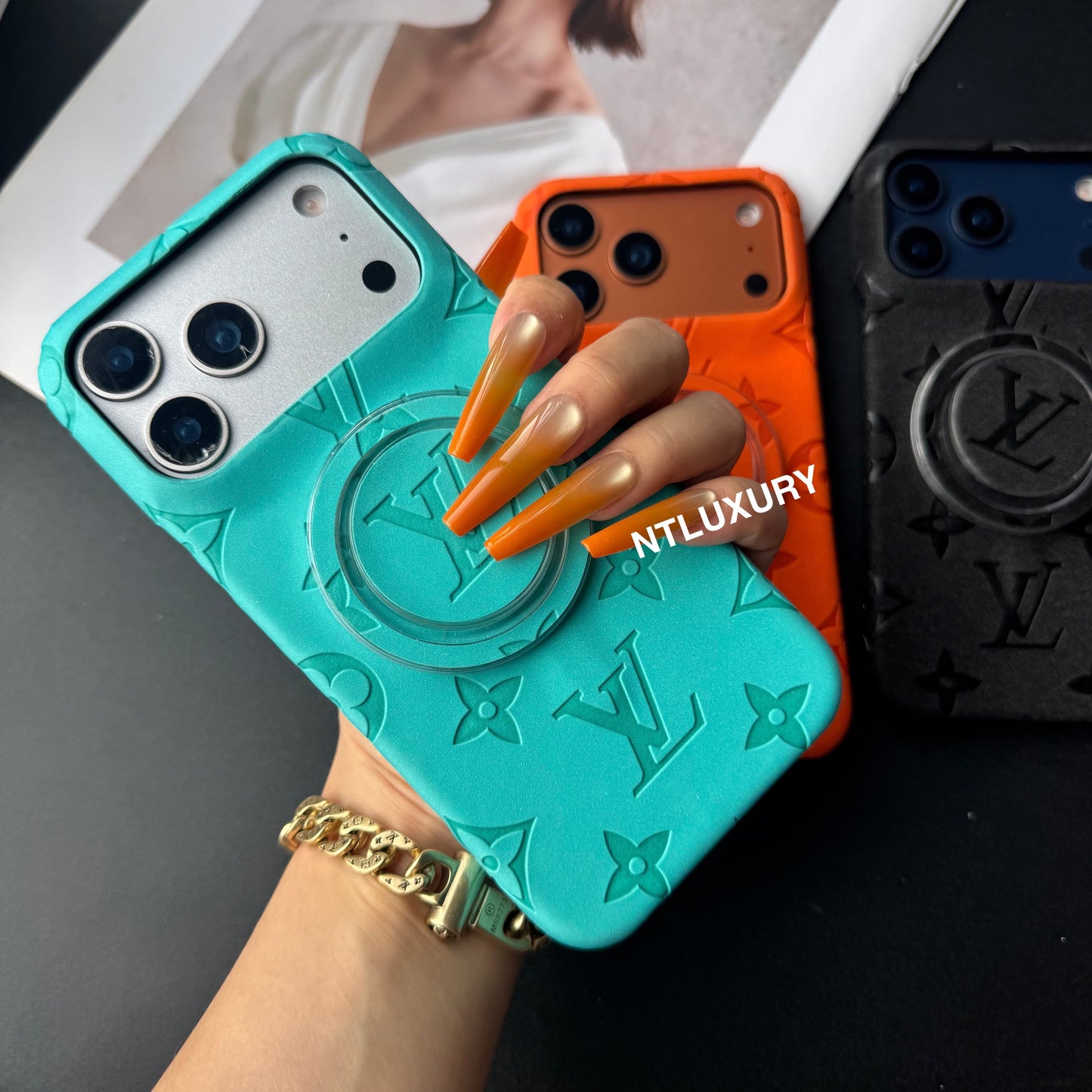 Shining Love Phone Case with Magsafe Holder