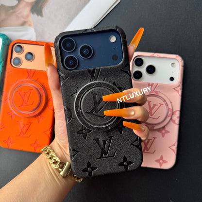 Funda para teléfono Amor Brillante con soporte MagSafe