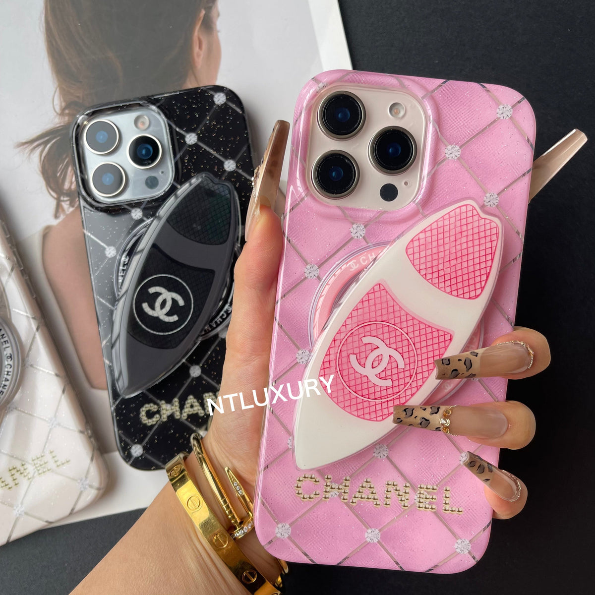 Skateboard Design MagSafe Phone Case with Holder