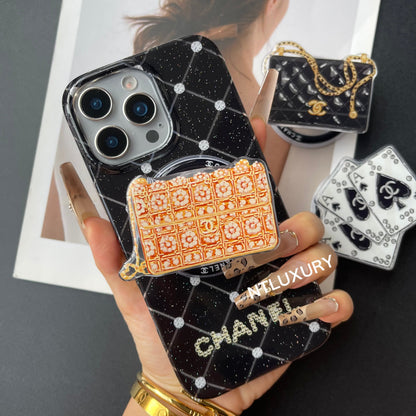 Funda MagSafe de lujo para teléfono con soporte Luxury Life Design
