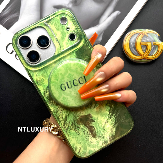 Green Good Phone Case with Magsafe Holder