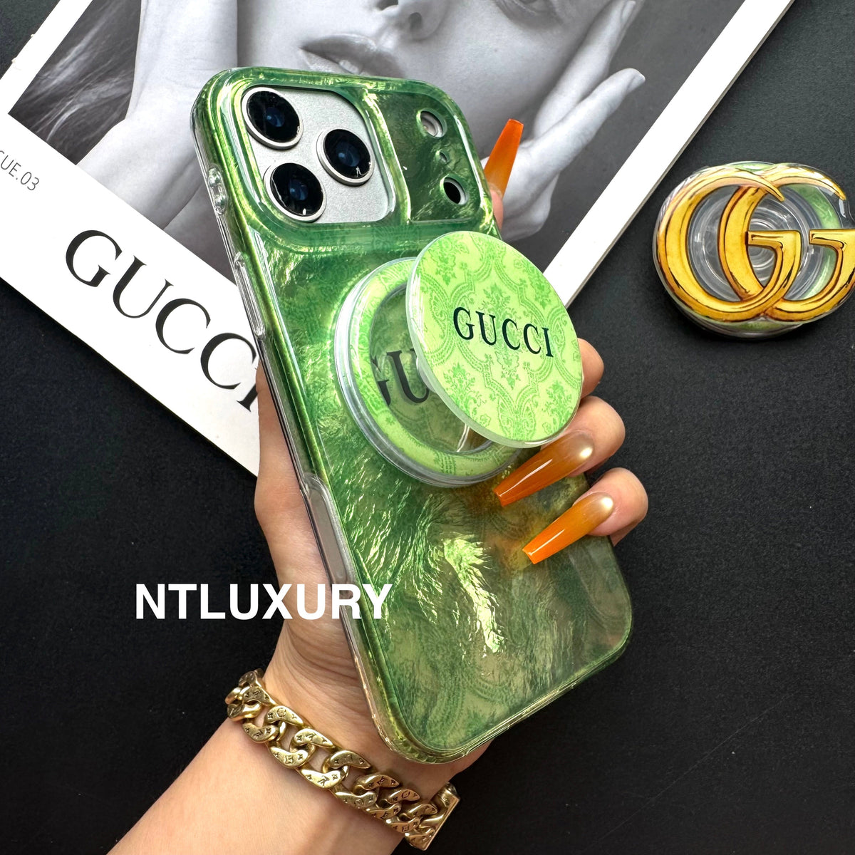 Green Good Phone Case with Magsafe Holder