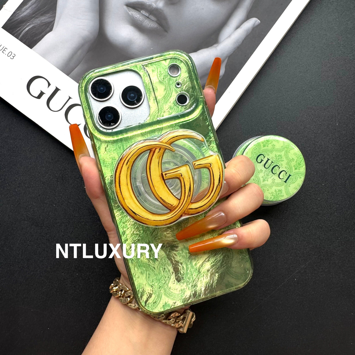 Green Good Phone Case with Magsafe Holder