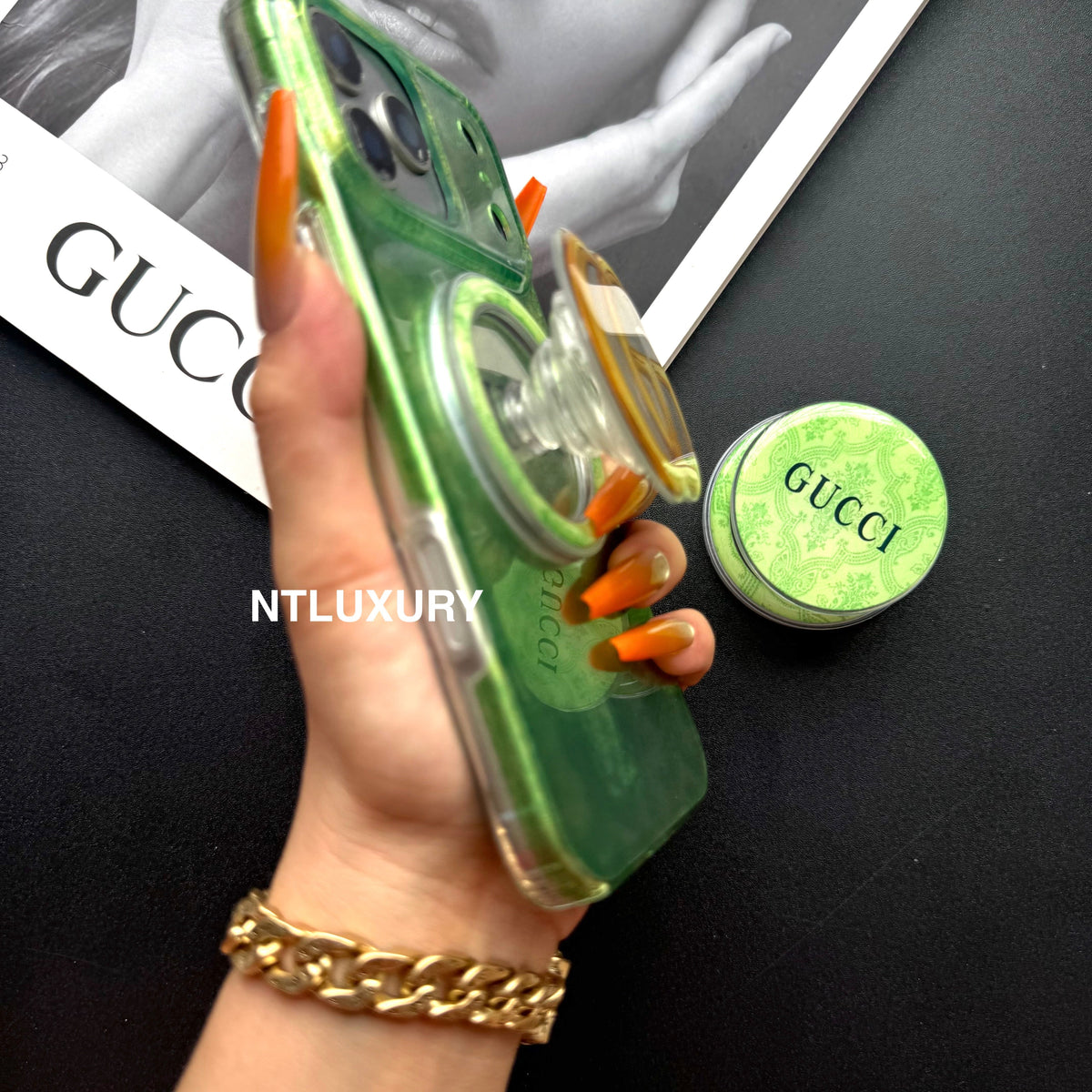 Green Good Phone Case with Magsafe Holder