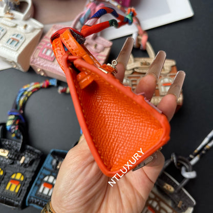 Casetta Mini Carina da Appendere (Arancione)