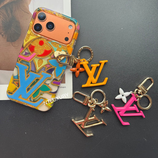 Coque de téléphone Colorful Love for Life avec pendentif (Coloré)