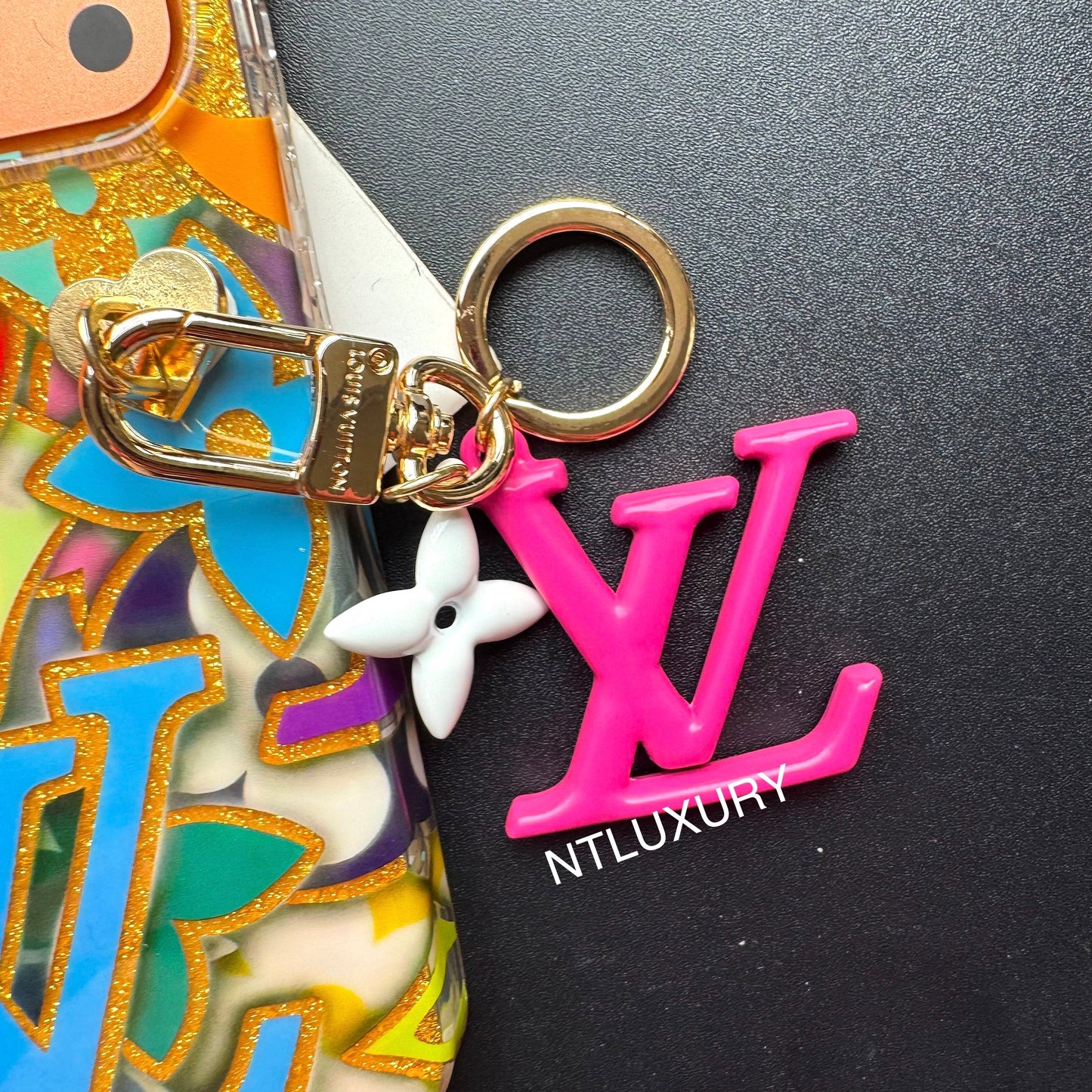 Colorful Love for Life Phone Case with Pendant (Colorful)