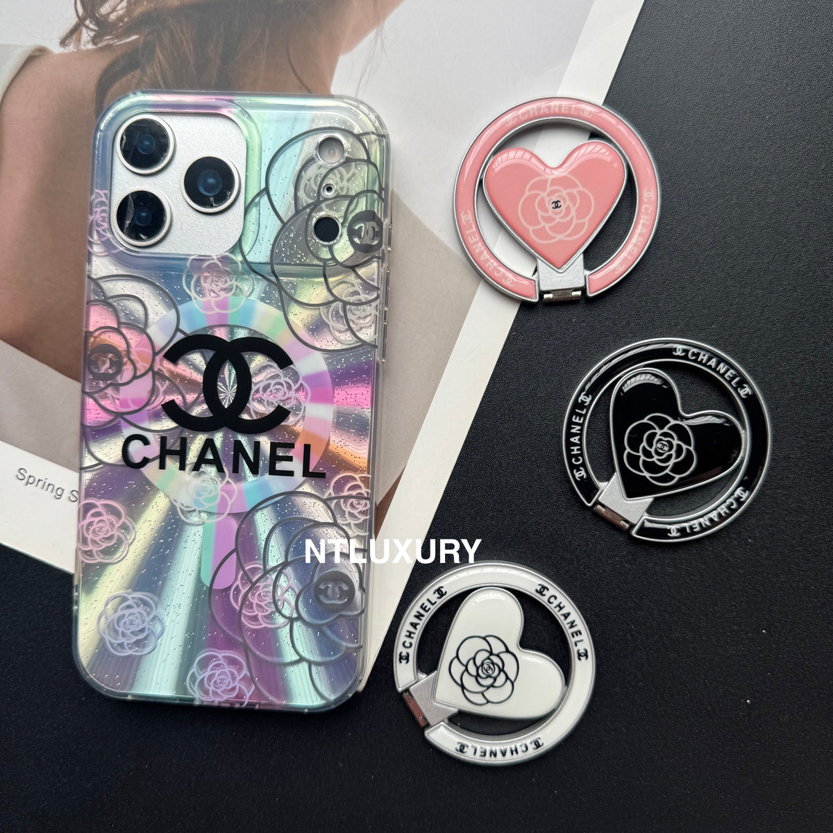 Laser Shining C Phone Case with Magsafe Holder