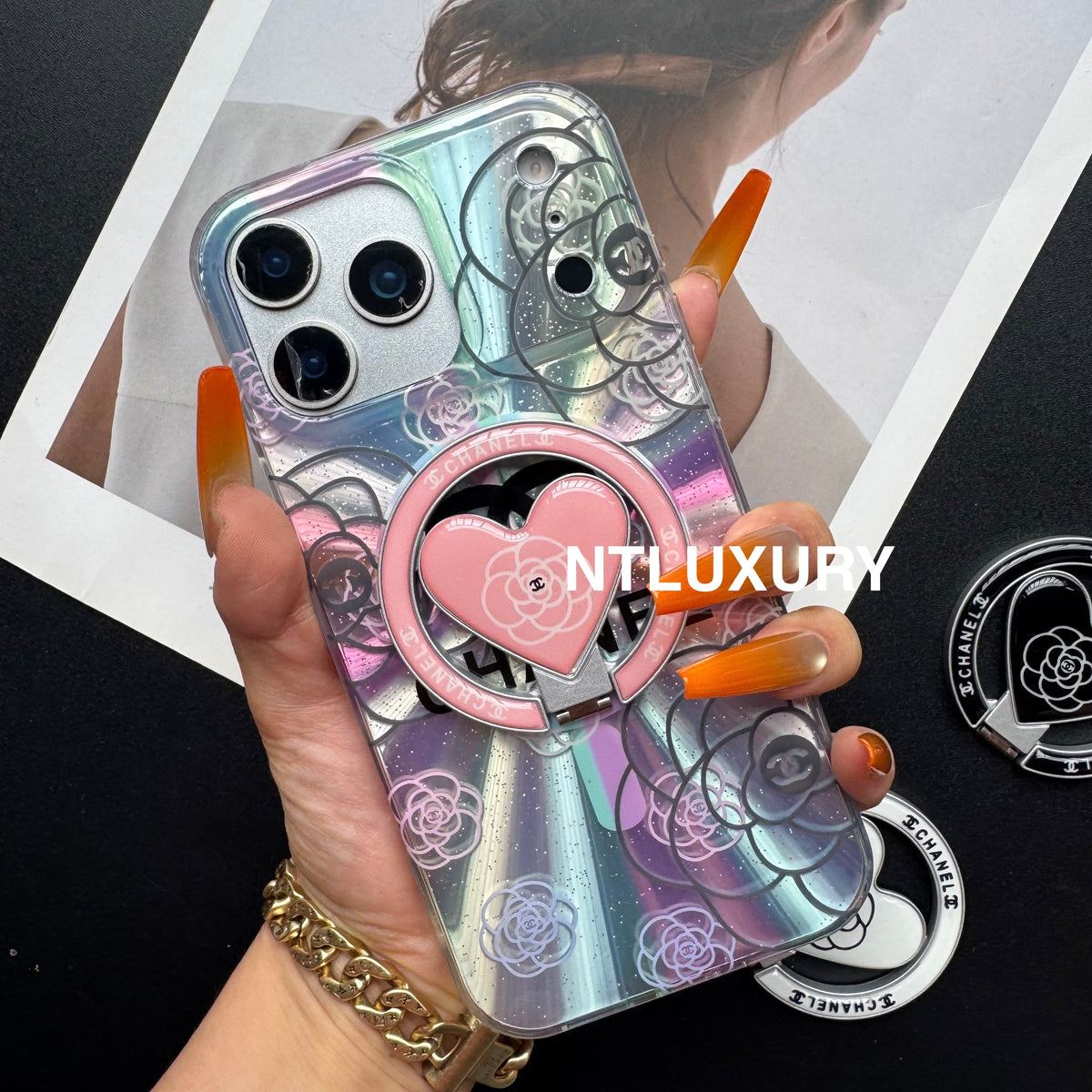 Laser Shining C Phone Case with Magsafe Holder