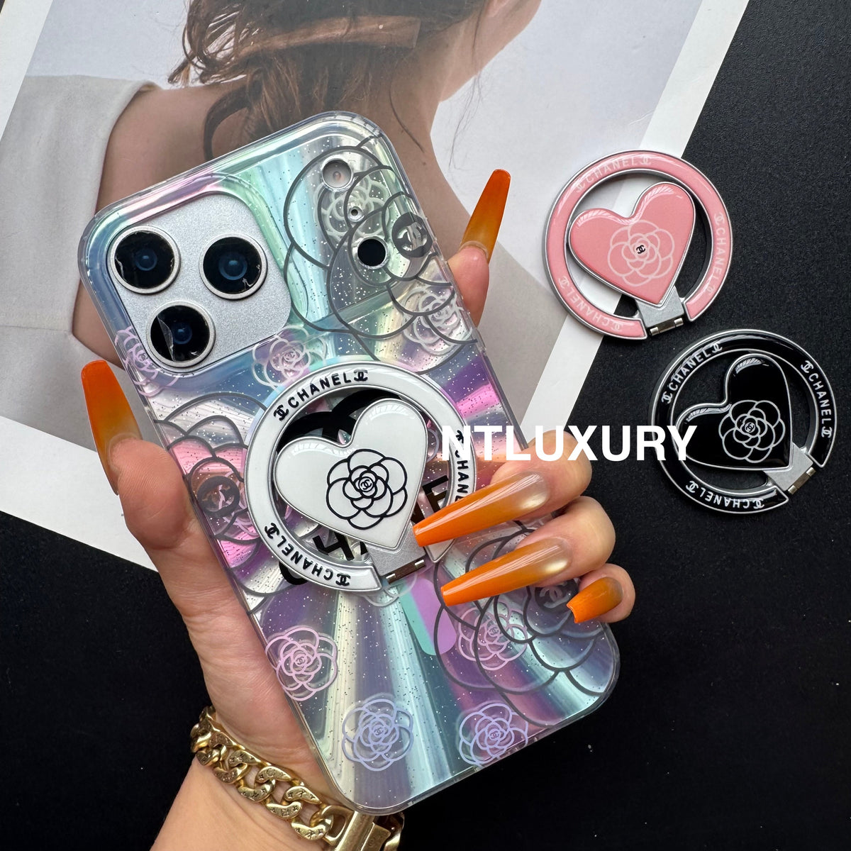 Laser Shining C Phone Case with Magsafe Holder