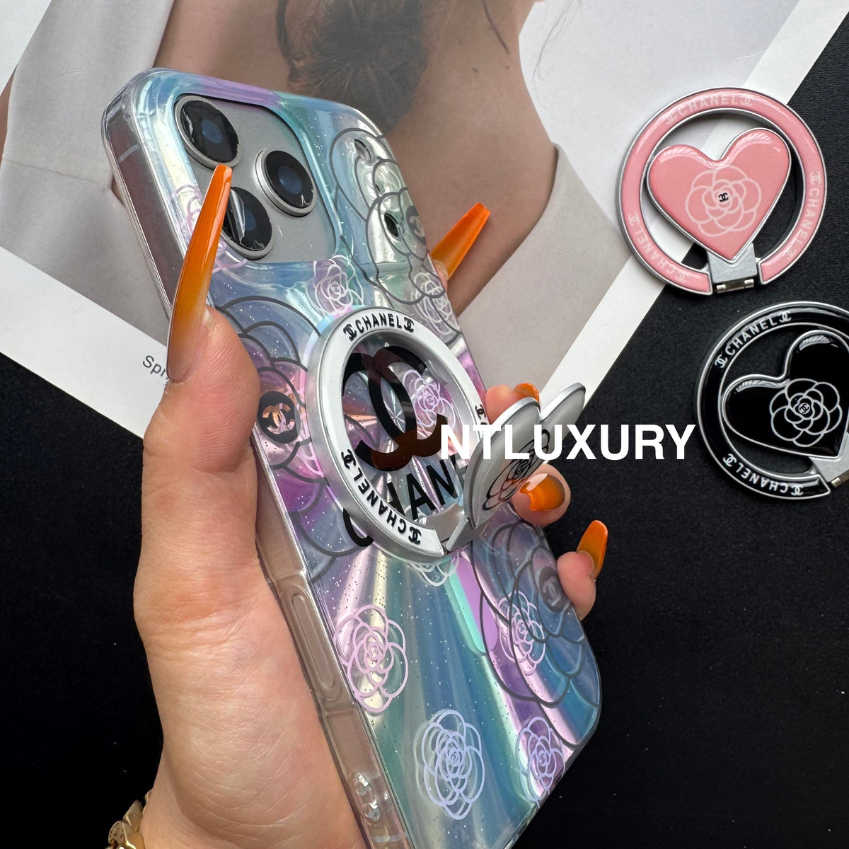Laser Shining C Phone Case with Magsafe Holder