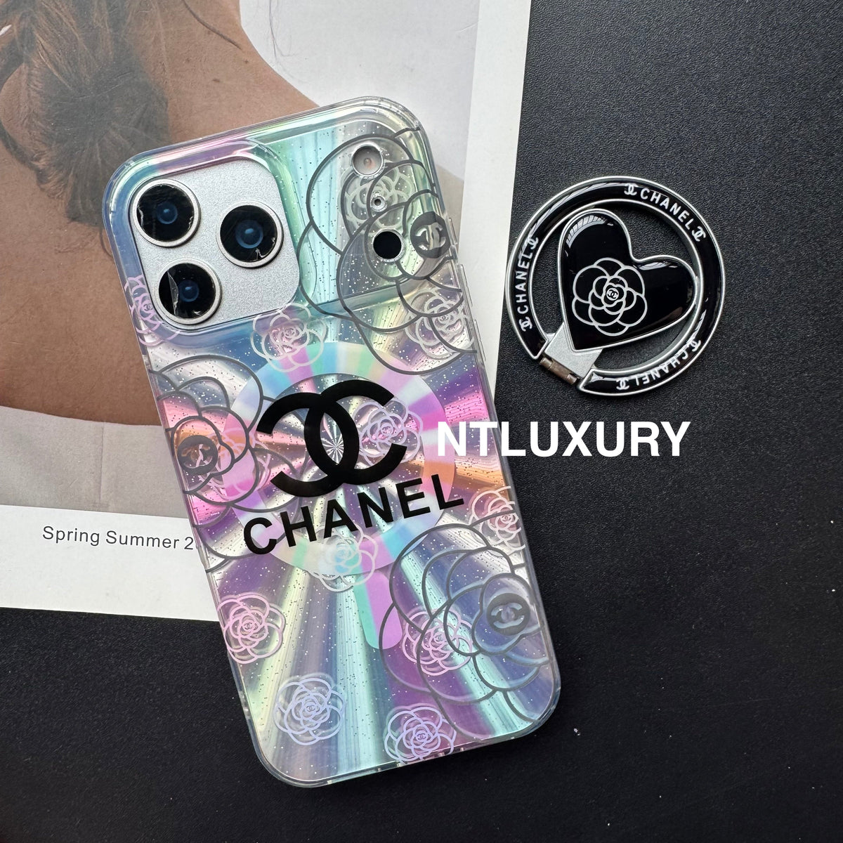 Laser Shining C Phone Case with Magsafe Holder