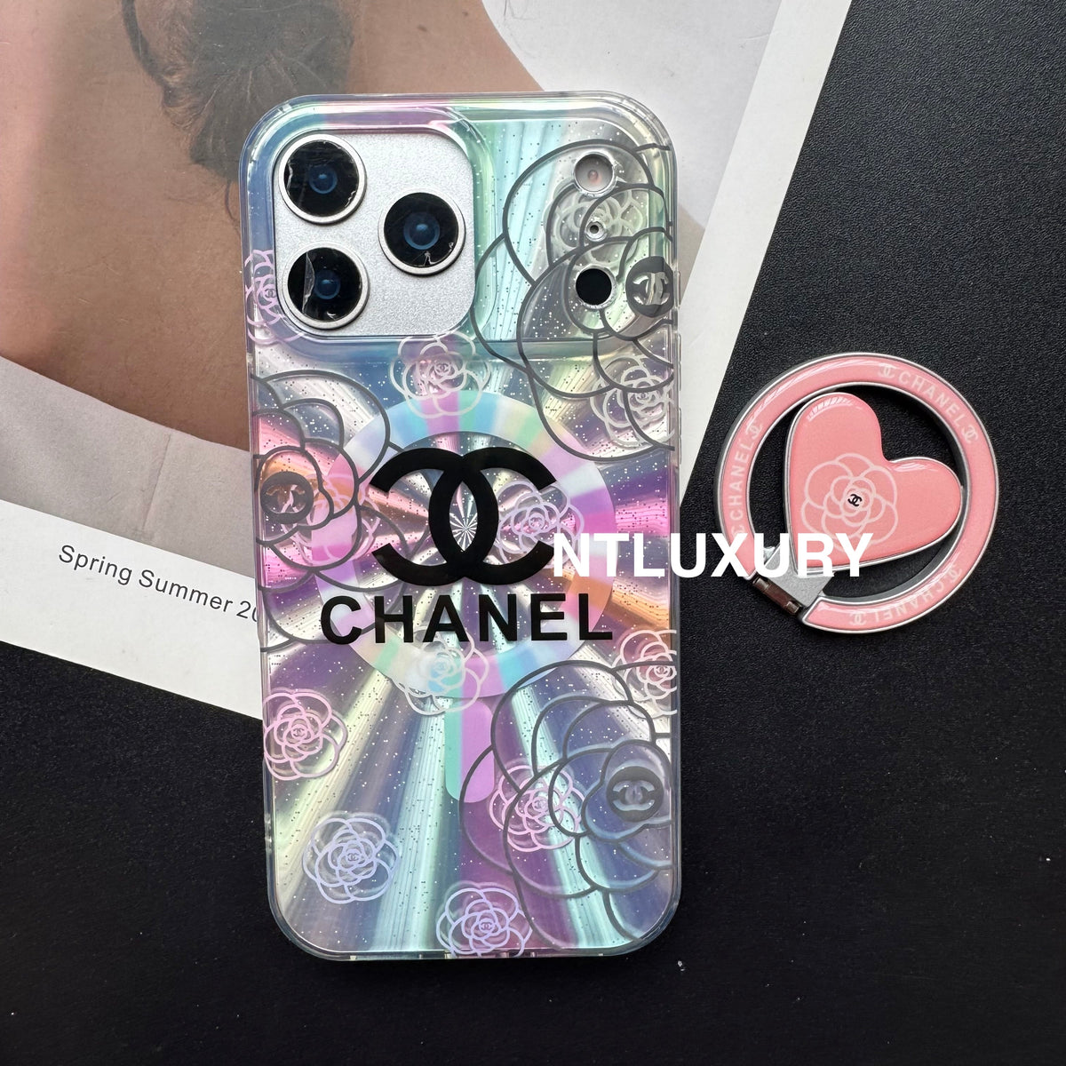 Laser Shining C Phone Case with Magsafe Holder