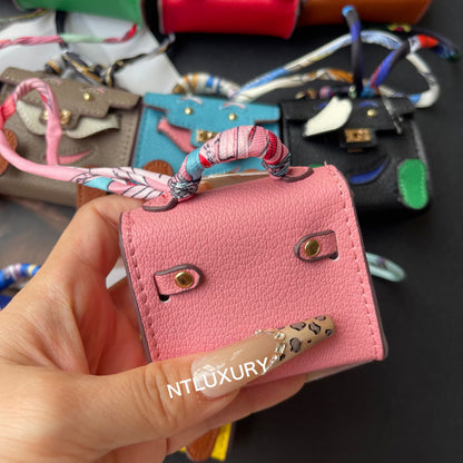 Colgante mínimo de muñeca linda (Rosa)