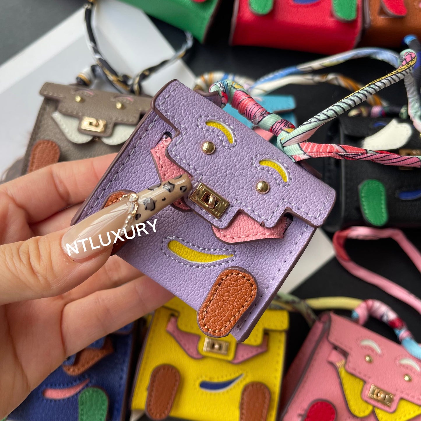 Cute Doll Minimum Cute Pendant (Purple)