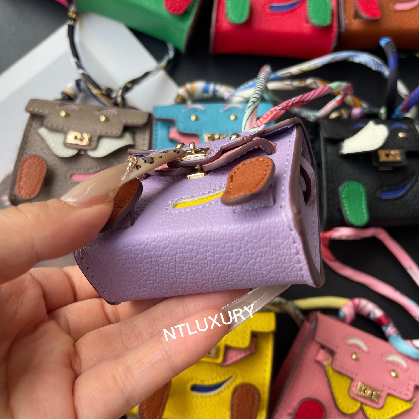 Cute Doll Minimum Cute Pendant (Purple)