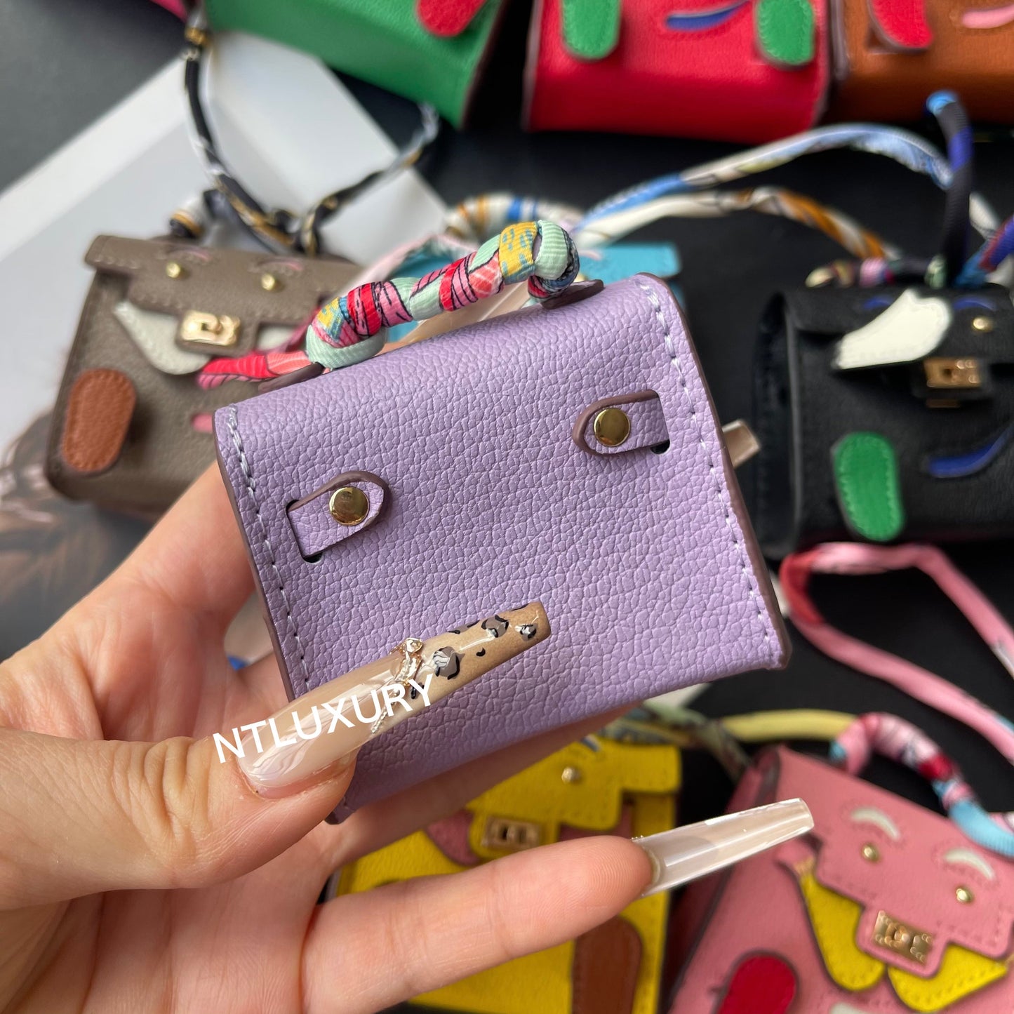 Cute Doll Minimum Cute Pendant (Purple)