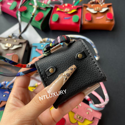Colgante adorable de muñeca Mínimo Cute (negro)