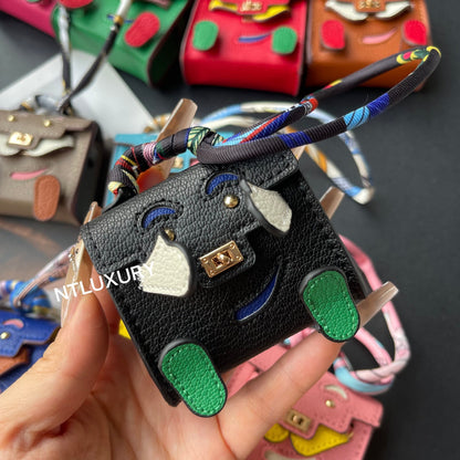 Colgante adorable de muñeca Mínimo Cute (negro)