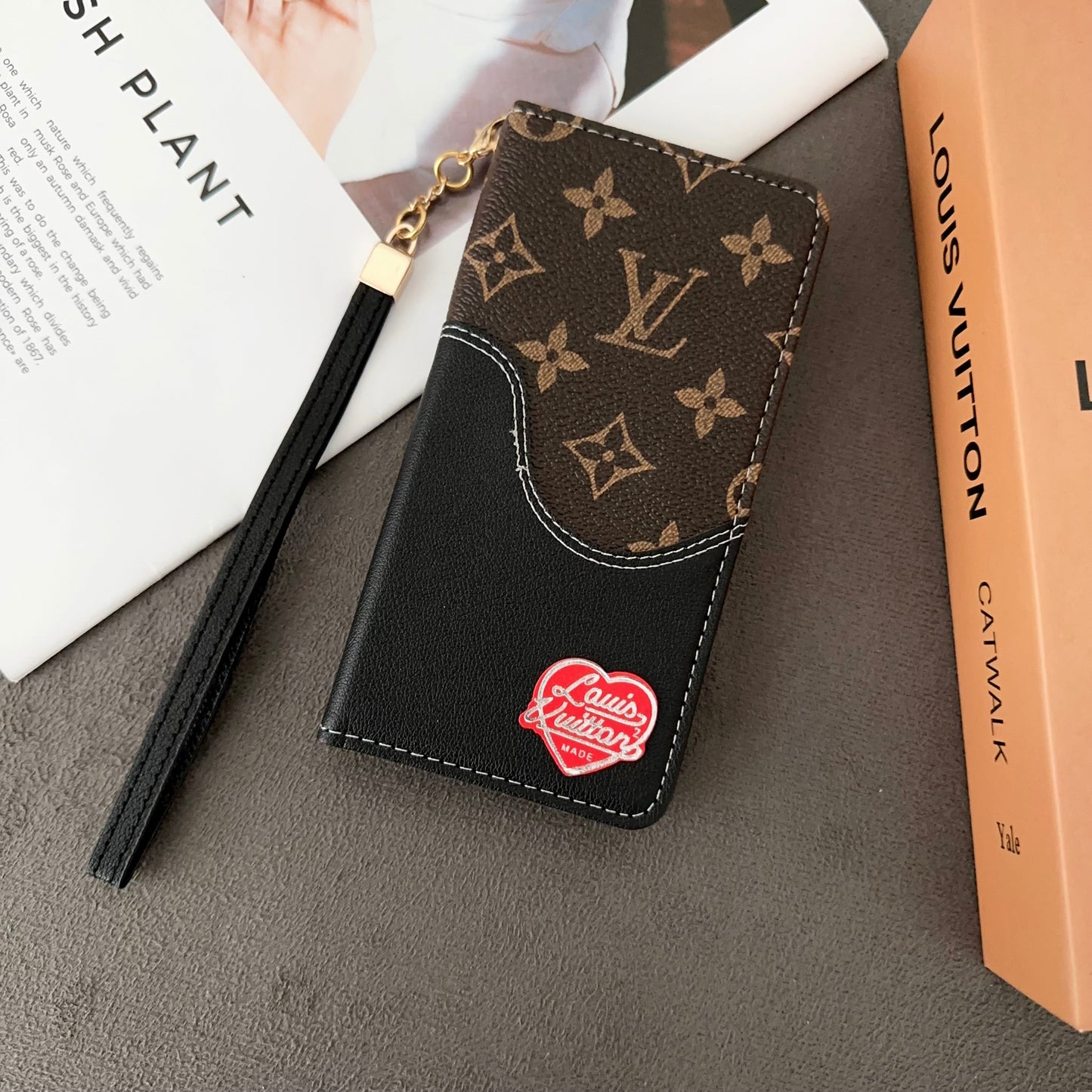 Denim Love Heart Purse Design Phone Case