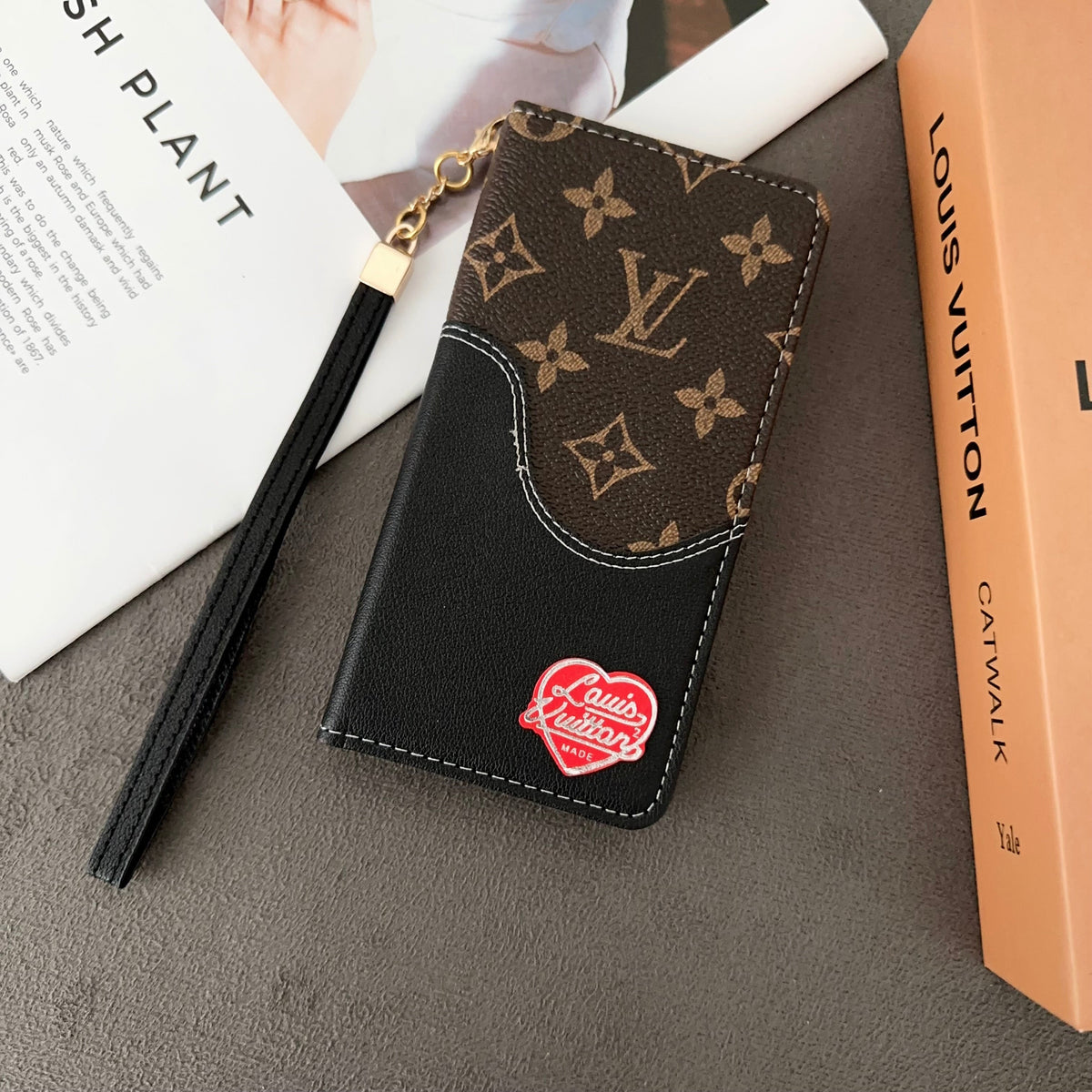 Denim Love Heart Purse Design Phone Case