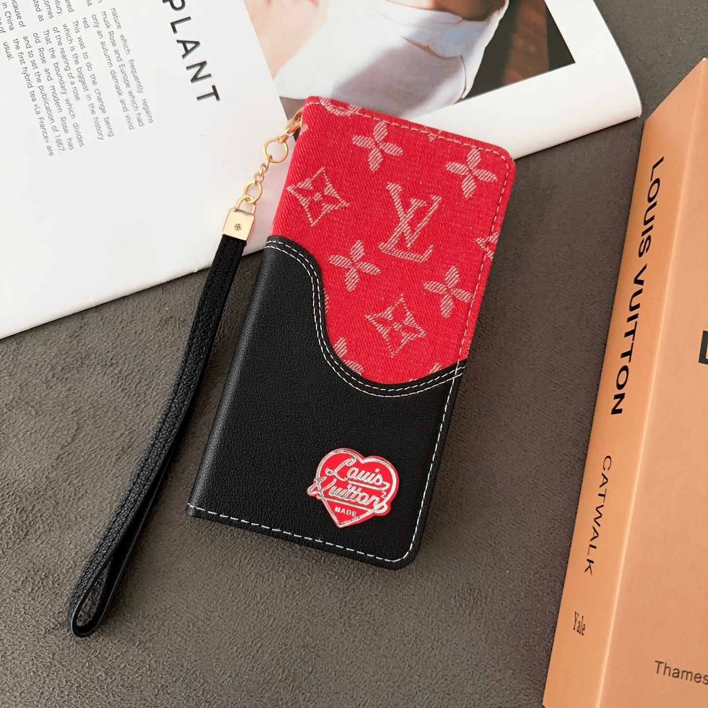 Denim Love Heart Purse Design Phone Case