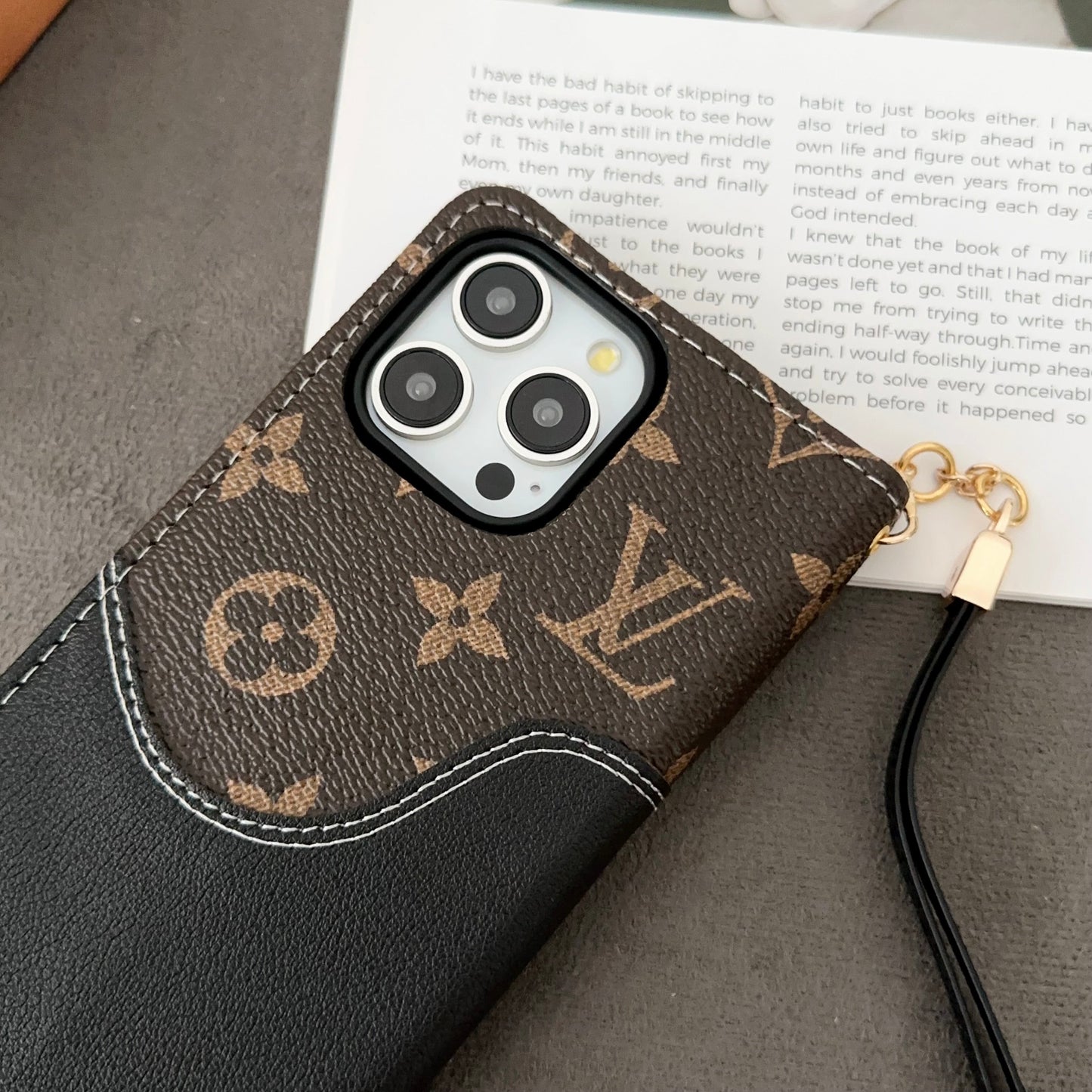 Denim Love Heart Purse Design Phone Case