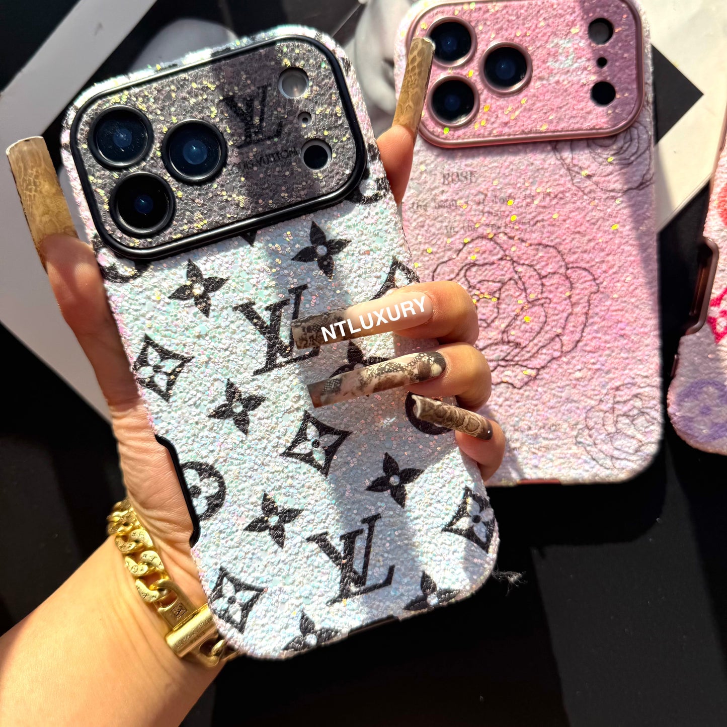 Love Flower Shining Light Girl Phone Case
