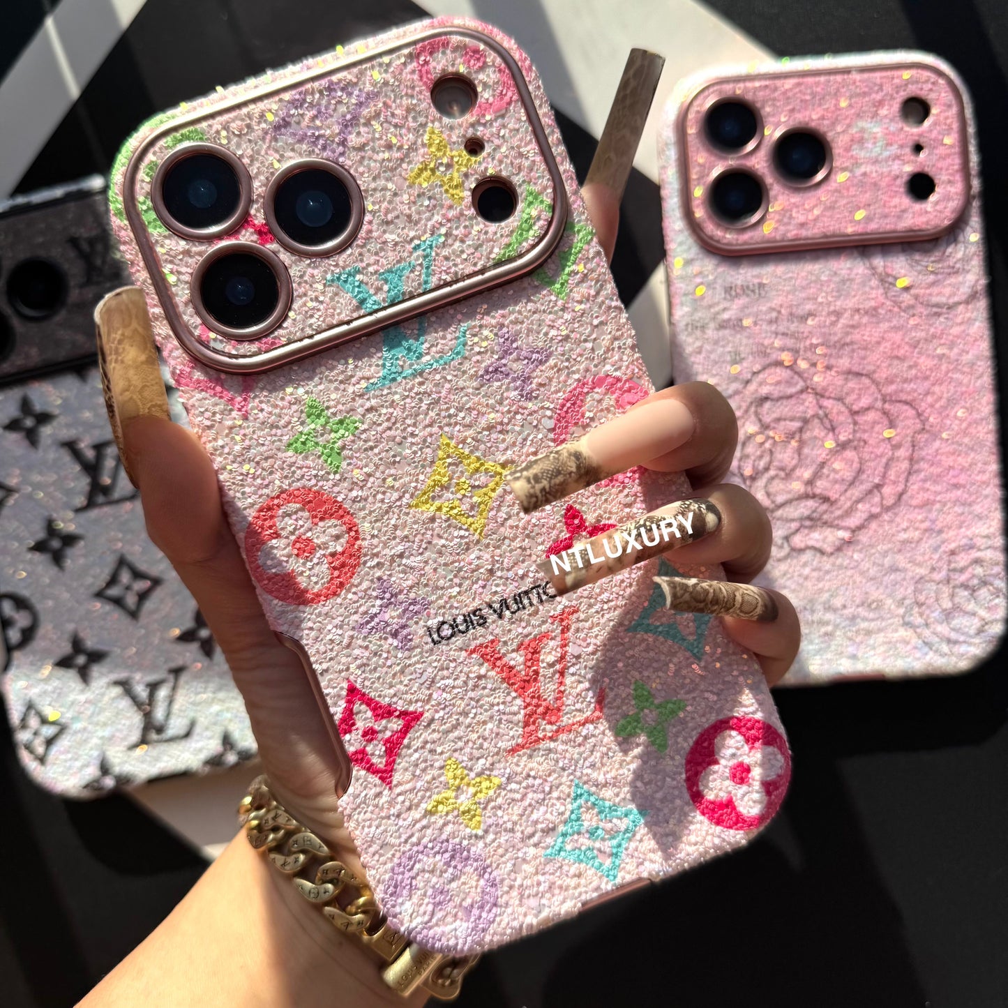 Love Flower Shining Light Girl Phone Case