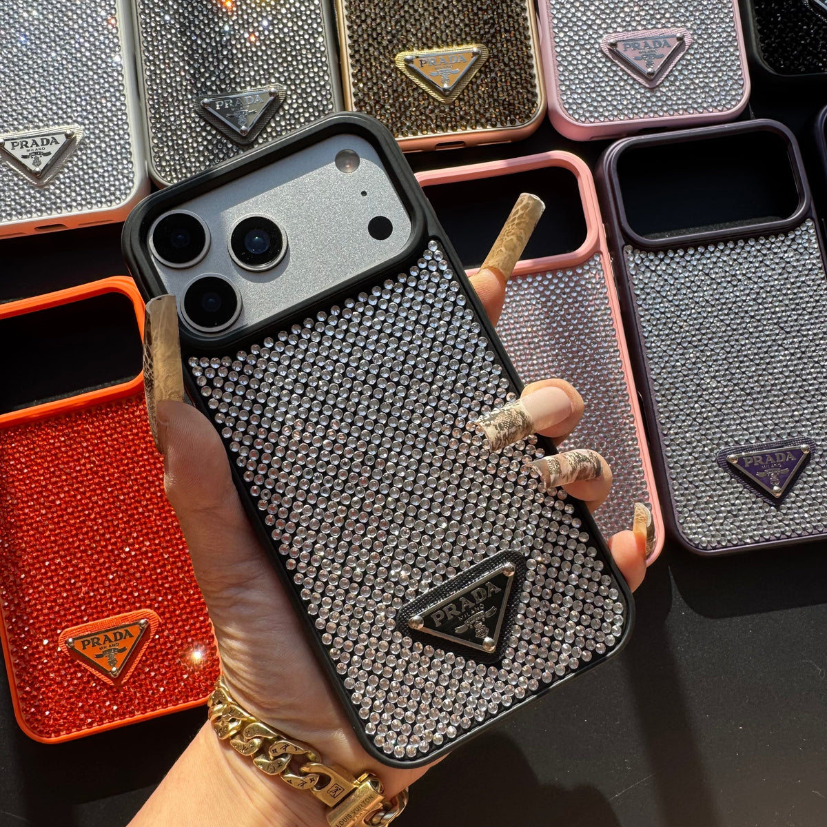 Night Queen Glitter Shining Phone Case (10 Color)