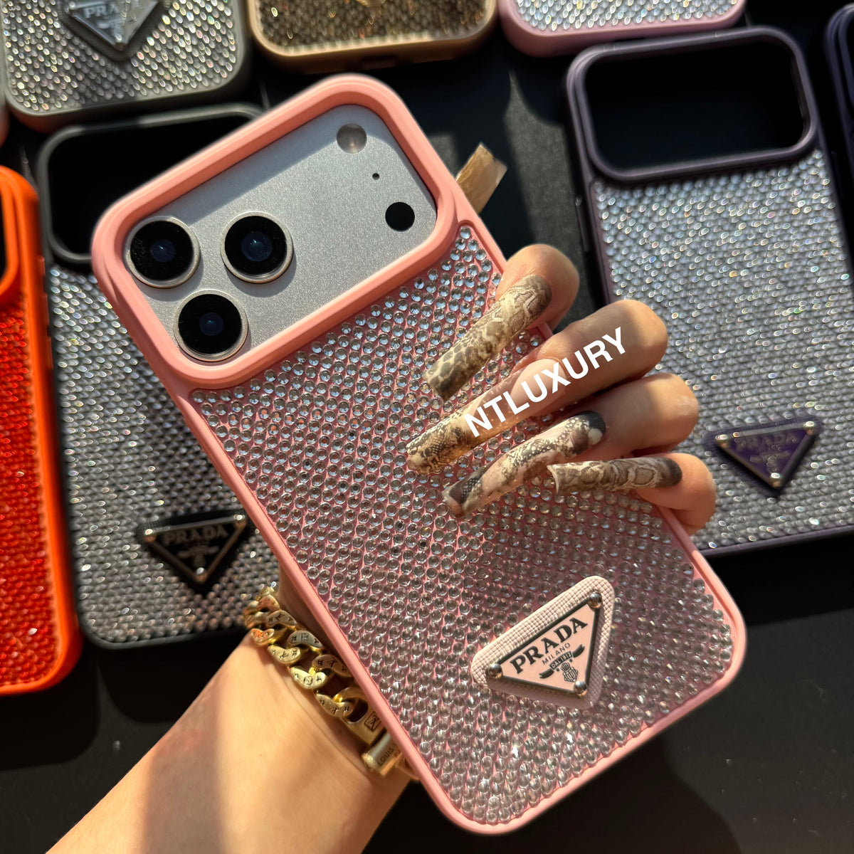 Night Queen Glitter Shining Phone Case (10 Color)