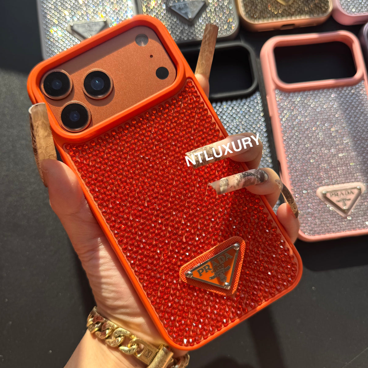 Night Queen Glitter Shining Phone Case (10 Color)