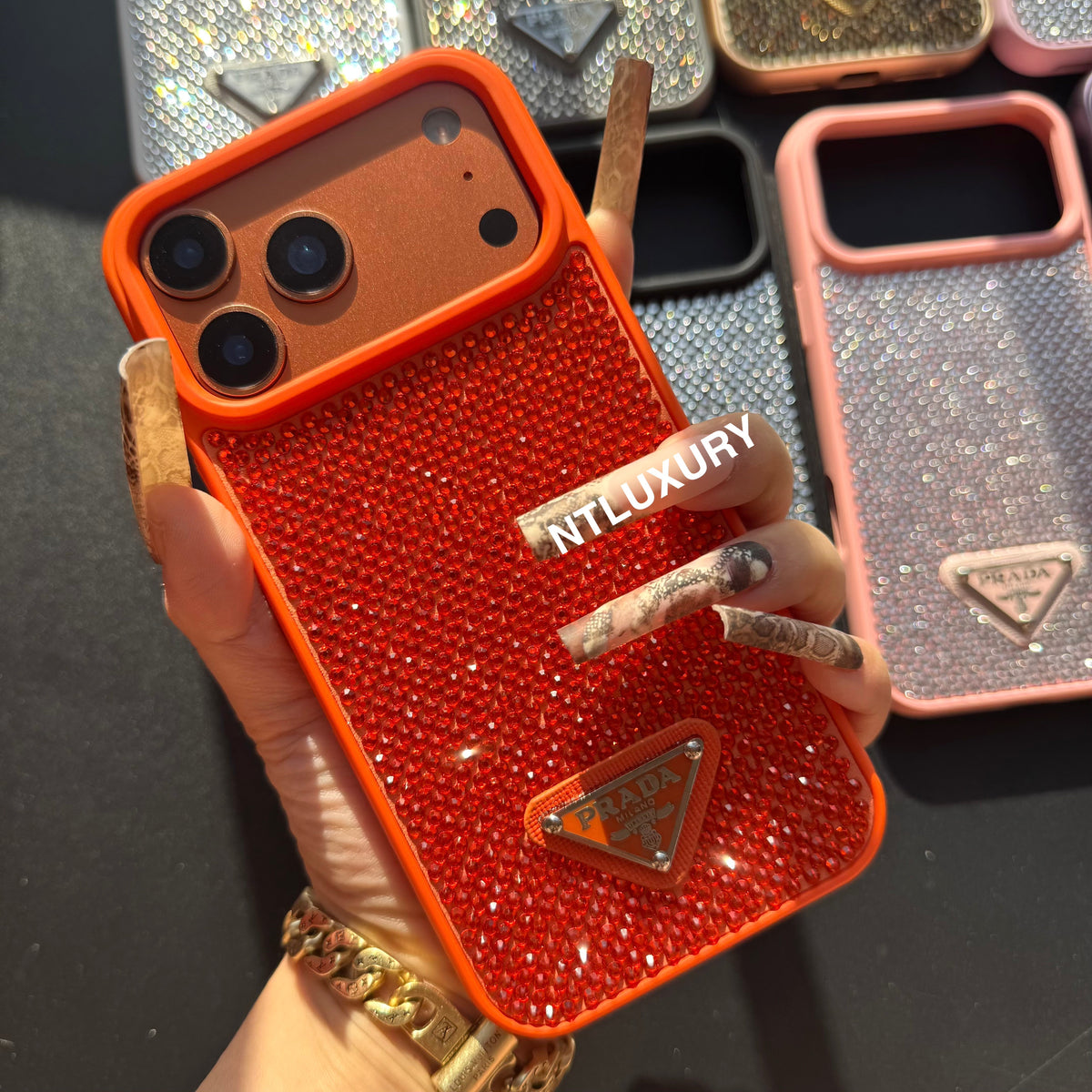 Night Queen Glitter Shining Phone Case (10 Color)